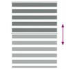 vidaXL Store z&egrave;bre gris fonc&eacute; largeur du tissu 125,9 cm polyester