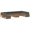 vidaXL Ensembles de canap&eacute;s 11 pc Bois d'Acacia Massif