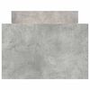 vidaXL Cadre de lit sans matelas gris b&eacute;ton 100x200 cm