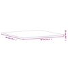 vidaXL Dessus de table 90x90x1,5 cm carr&eacute; bois massif de h&ecirc;tre