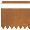 vidaXL Bordure de Pelouse 20 pcs Marron 100 x 0.05 x 20 cm