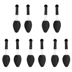 vidaXL Embauchoirs 5 paires noir EU 35-38 plastique