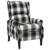 vidaXL Fauteuil inclinable Multicolore Tissu