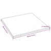 vidaXL T&ecirc;te de lit murale 12 pcs Rose 30 x 30 cm Velours