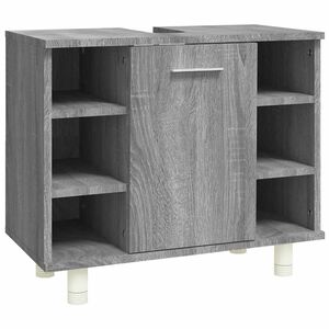 vidaXL Armoire de bain Sonoma gris 60x32x53,5 cm Bois d'ing&eacute;nierie