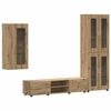 vidaXL Ensemble meuble TV FLORIN 3 pcs Ch&ecirc;ne artisanal