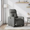 vidaXL Fauteuil inclinable &eacute;lectrique Gris fonc&eacute; Tissu