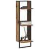 vidaXL &Eacute;tag&egrave;re Murale Bois Ancien 30 x 25 x 100 cm Bois d'ing&eacute;nierie