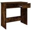 vidaXL Bureau ch&ecirc;ne fum&eacute; 80x40x75 cm bois d'ing&eacute;nierie