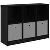 vidaXL Buffet avec tiroir Ch&ecirc;ne noir 102 x 32 x 73,5 cm