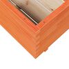 vidaXL Jardini&egrave;re cire marron 70x70x49,5 cm bois de pin massif
