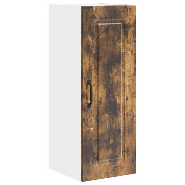 vidaXL Armoire de cuisine Ch&ecirc;ne fum&eacute; 30 x 31 x 80 cm Bois d'ing&eacute;nierie
