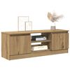 vidaXL Meuble TV chêne artisanal 102x30x36 cm bois d'ingénierie