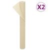 vidaXL Toison v&eacute;g&eacute;tale 2 rouleaux 70 g/m&sup2; 10x1,6 m