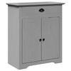 vidaXL Meubles de salle de bain 4 pcs BODO gris bois de pin massif