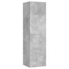 vidaXL Ensemble de meubles TV 4 pcs Gris b&eacute;ton Bois d'ing&eacute;nierie