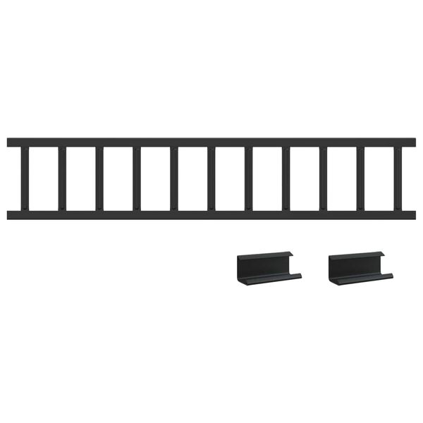 vidaXL Protection de neige pour toit 1200 x 2,5 x 20 cm Acier