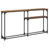 vidaXL TableConsole Bois ancien 145x22.5x75cm Bois d'ing&eacute;nierie