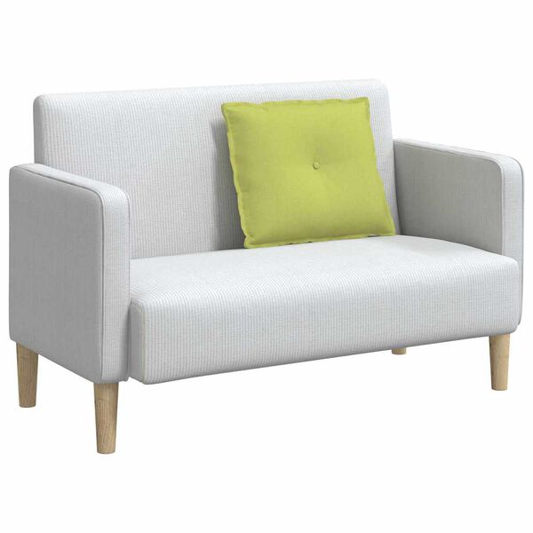 vidaXL Coussin de Dos Vert clair 60 x 19 x 50 cm tissu