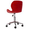 vidaXL Chaise pivotante de salle &agrave; manger Rouge bordeaux Velours