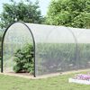 vidaXL B&acirc;che transparente avec &oelig;illets 10x10 m poly&eacute;thyl&egrave;ne