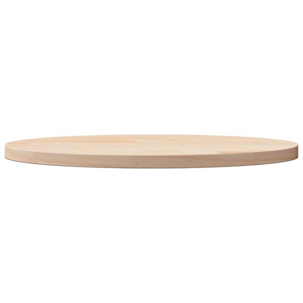vidaXL Dessus de table 60x30x2,5 cm bois de pin massif ovale