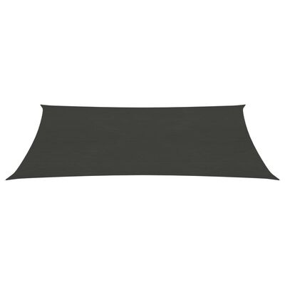 vidaXL Voile d'ombrage 160 g/m² Anthracite 2x5 m PEHD