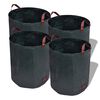 vidaXL Sacs &agrave; D&eacute;chets de Jardin Vert 45 x 76 cm Tissu PP