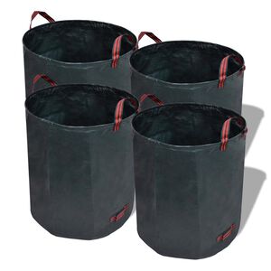 vidaXL Sacs &agrave; D&eacute;chets de Jardin Vert Tissu PP 45 x 76 cm