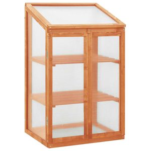 vidaXL Serre 60x45x100 cm Bois de sapin