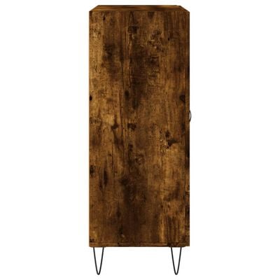 vidaXL Buffet chêne fumé 69,5x34x90 cm bois d'ingénierie