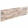 vidaXL Panneaux muraux 10 pc 100 x 25 cm Blanc et rouge Mousse EPS