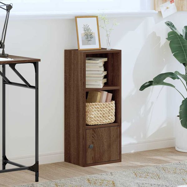 vidaXL Biblioth&egrave;que ch&ecirc;ne marron 31x24x77 cm bois d'ing&eacute;nierie