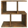 vidaXL Table de chevet Ch&ecirc;ne fum&eacute; 50x30x51,5 cm Bois d'ing&eacute;nierie