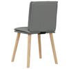 vidaXL Chaises &agrave; manger lot de 6 gris fonc&eacute; tissu