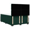 vidaXL Sommier &agrave; lattes de lit et matelas Vert fonc&eacute; 140x200cm Velours