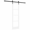 vidaXL Porte coulissante Blanc 61 x 198,5 cm