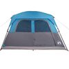 vidaXL Tente de cabine familiale 6 personnes bleu imperm&eacute;able