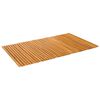 vidaXL Tapis de bain Naturel 100 x 60 cm Bois d'Acacia Massif