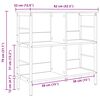 vidaXL &Eacute;tag&egrave;re Ch&ecirc;ne Sonoma 82 x 32 x 79 cm Bois d'ing&eacute;nierie