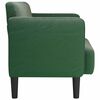 vidaXL Canap&eacute; causeuse vert fonc&eacute; 109 cm tissu velours c&ocirc;tel&eacute;