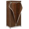 vidaXL 2 pcs Garde-robes Marron 75x50x160 cm