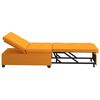 vidaXL Canap&eacute;-lit escamotable 50cm Jaune fonc&eacute; Contreplaqu&eacute;