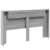 vidaXL Cabinet de T&ecirc;te de Lit avec LED Gris Sonoma Bois d'ing&eacute;nierie