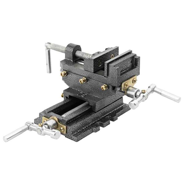 vidaXL Étau de perceuse à pression manuelle 70 mm