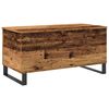 vidaXL Table basse vieux bois 90x44,5x45 cm bois d'ing&eacute;nierie