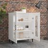 vidaXL Buffet blanc 69,5x34x90 cm bois d'ing&eacute;nierie