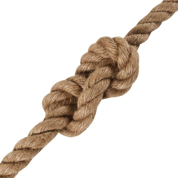 vidaXL Corde de jute 50 m de long 14 mm d'&eacute;paisseur