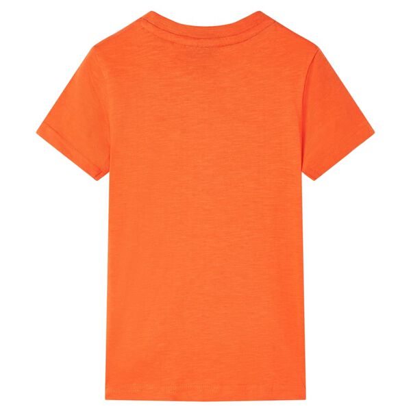T-shirt pour enfants orange fonc&eacute; 104