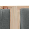 vidaXL T&ecirc;te de lit capitonn&eacute;e Marron 180 cm Pin massif